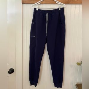 Navy High Waisted Zamora Joggers